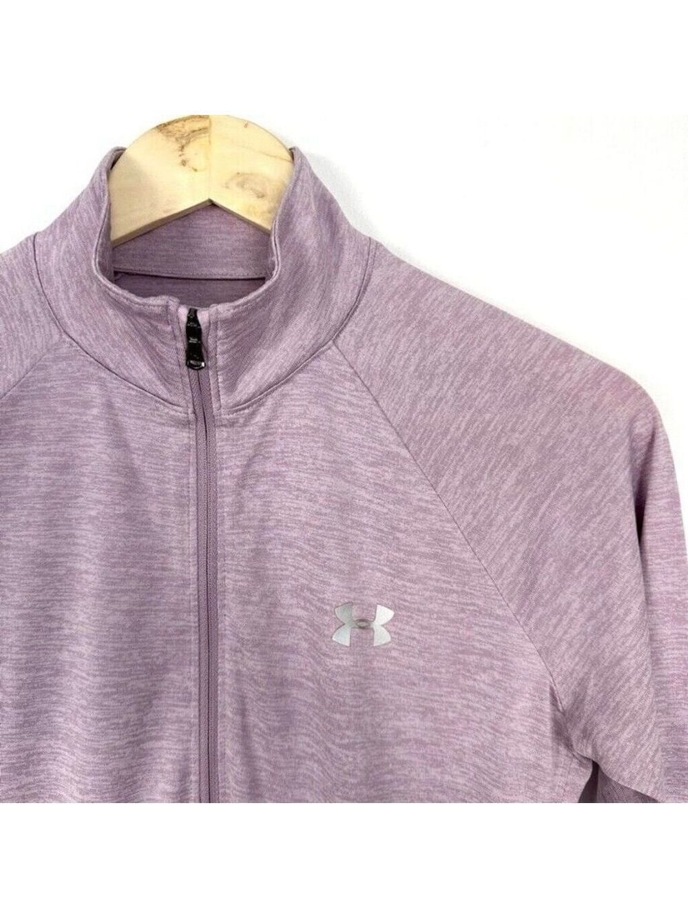 Under Armour Womens Tech Twist Half Zip Long Sleeve Pullover Small Purple - Picture 5 of 6